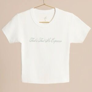NWOT Espresso Crop Top